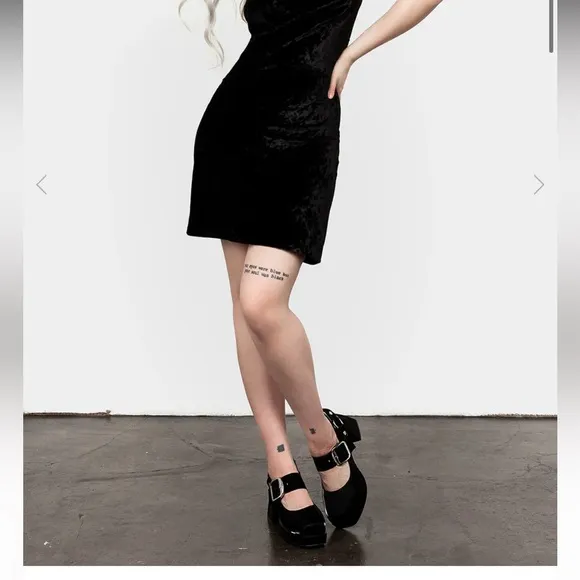Disturbia | EUC witch kicks size us10 | Cherish Mary Janes Black Platform Shoes