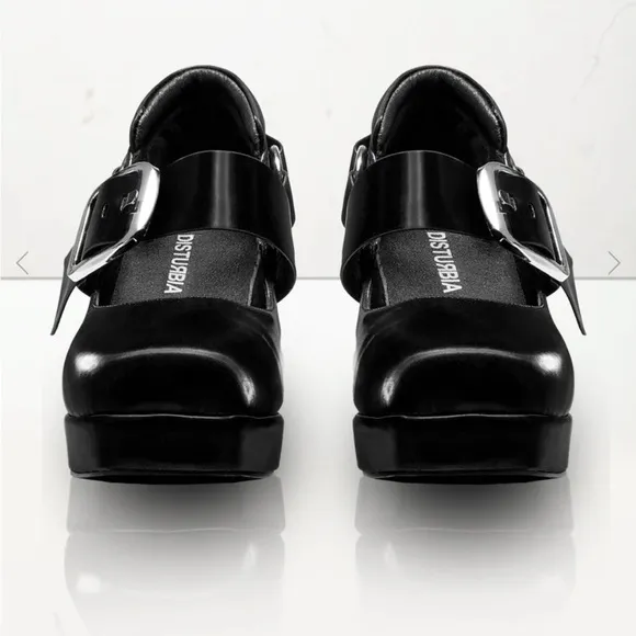 Disturbia | EUC witch kicks size us10 | Cherish Mary Janes Black Platform Shoes