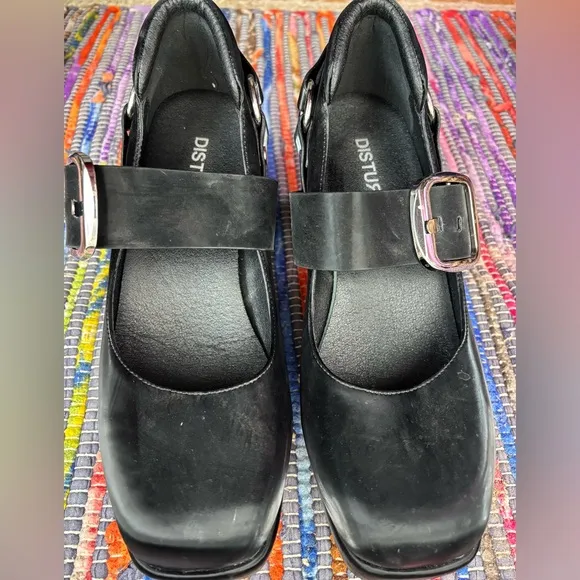Disturbia | EUC witch kicks size us10 | Cherish Mary Janes Black Platform Shoes