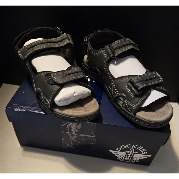 Dockers New Page Sandals Men's Size 8 M Newpage Sandal Adjustable Men Shoe, New