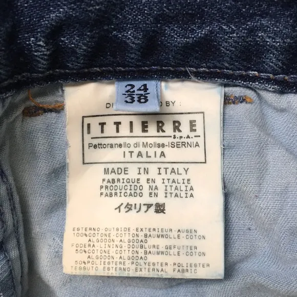 Dolce &amp; Gabbana Straight Leg Crop Distressed Denim Jeans 24