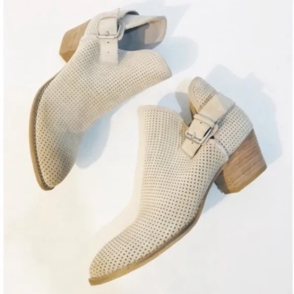 DOLCE VITA Simon Suede Perforated Booties