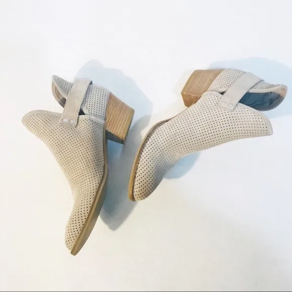 DOLCE VITA Simon Suede Perforated Booties
