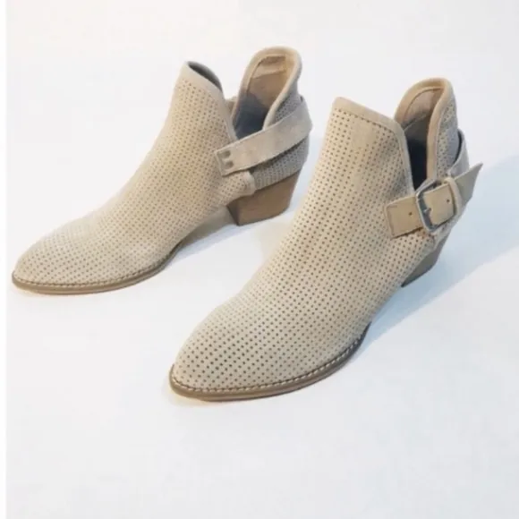 DOLCE VITA Simon Suede Perforated Booties