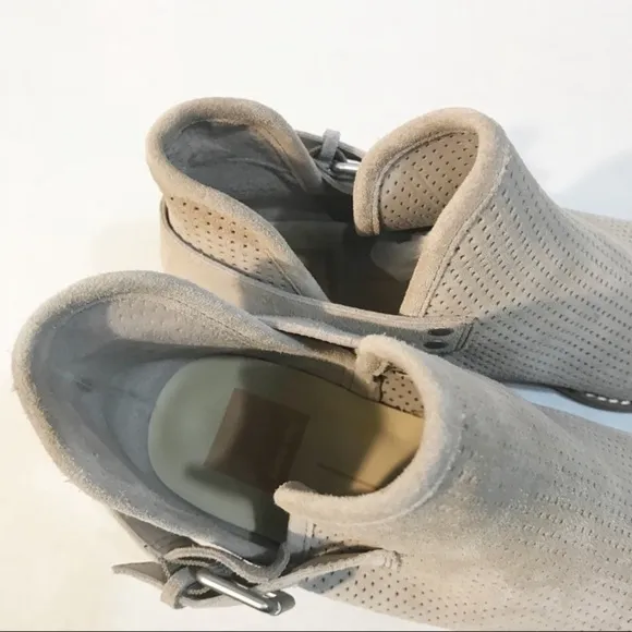 DOLCE VITA Simon Suede Perforated Booties