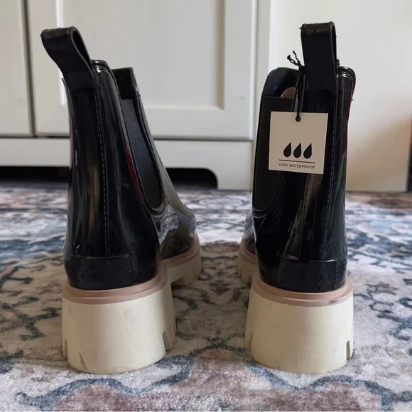 Dolce Vita Stormy Rain Boots in Black Size 9