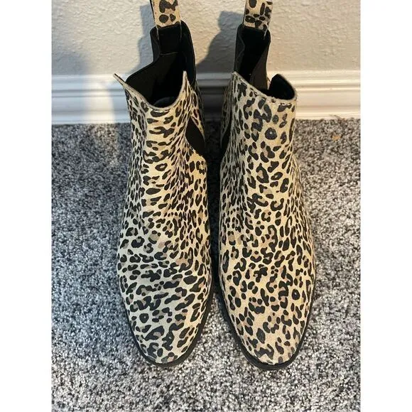 ❤️Dolce Vita Tristan Animal Print Ankle Boots 8M