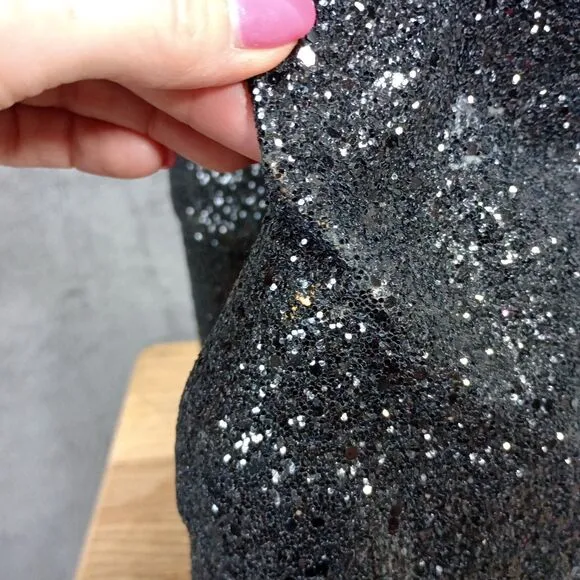 Dolls Kill Shelley's London Sparkle Platform Boots Festival Size 7 Glitter 5&quot;