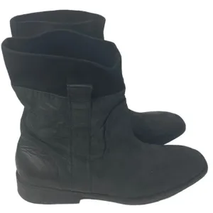 Donald J Pliner Ankle Boots Mens Size 8.5 M Leather Boots Zipper  Black