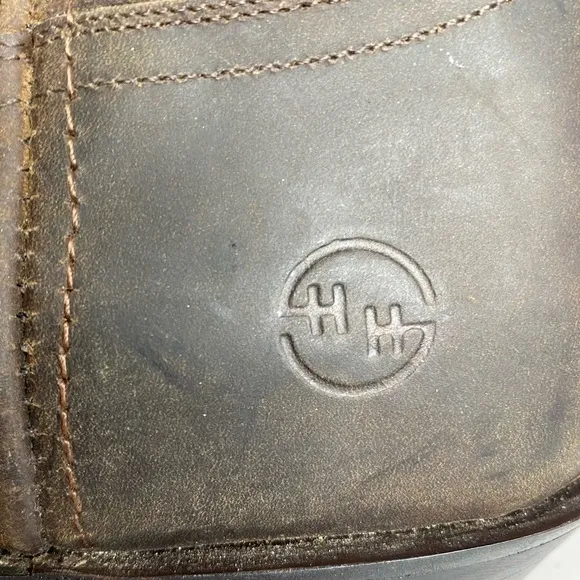 Double H Leather Slouch Cowboy Boots. Size 11