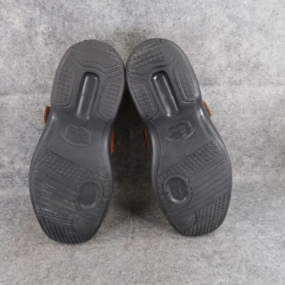 Dr Comfort Shoes Mens 8.5 Dress Leather Frank Diabetic Comfort Adjustable Strap