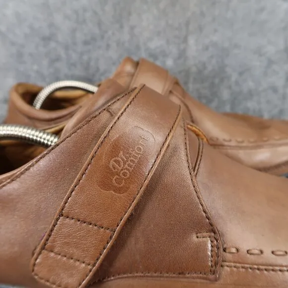 Dr Comfort Shoes Mens 8.5 Dress Leather Frank Diabetic Comfort Adjustable Strap