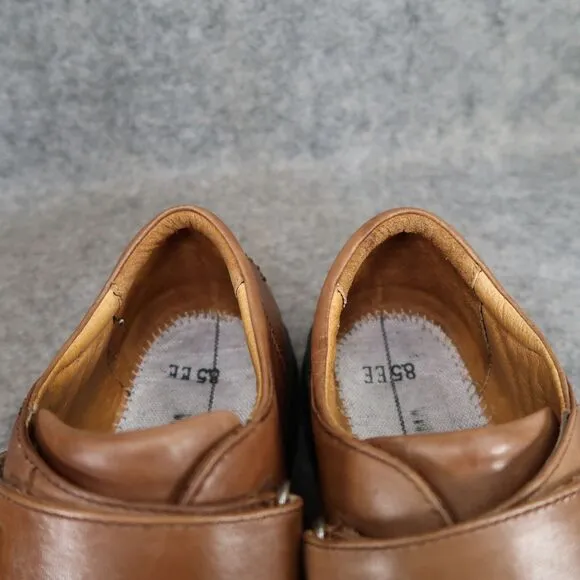Dr Comfort Shoes Mens 8.5 Dress Leather Frank Diabetic Comfort Adjustable Strap
