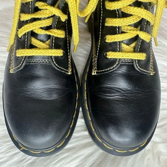 Dr. Martens 1460 Pascal Atlas Leather Lace Up Boots Size 6