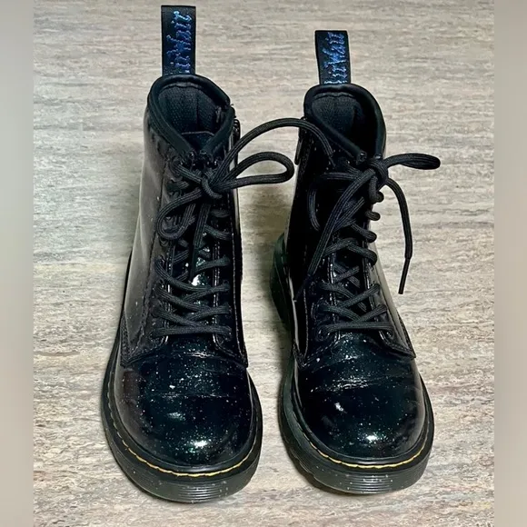 Dr. Martens 1460J glitter celestial ankle combat boots