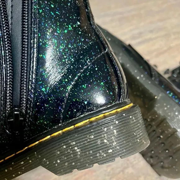 Dr. Martens 1460J glitter celestial ankle combat boots