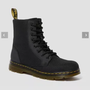 DR MARTENS BLACK COMBS J BLACK LACE UP &amp; ZIPPER ANKLE BOOTS SIZE Little kid 2
