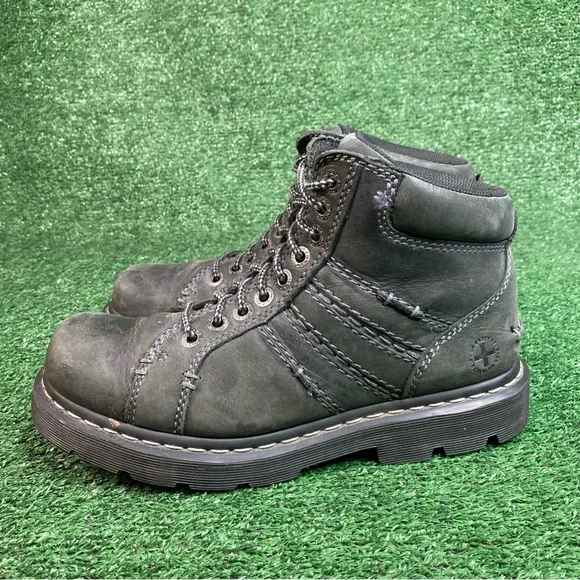 Dr Martens Boots Ankle Combat Lace Up Comfort Leather Mens Size 10