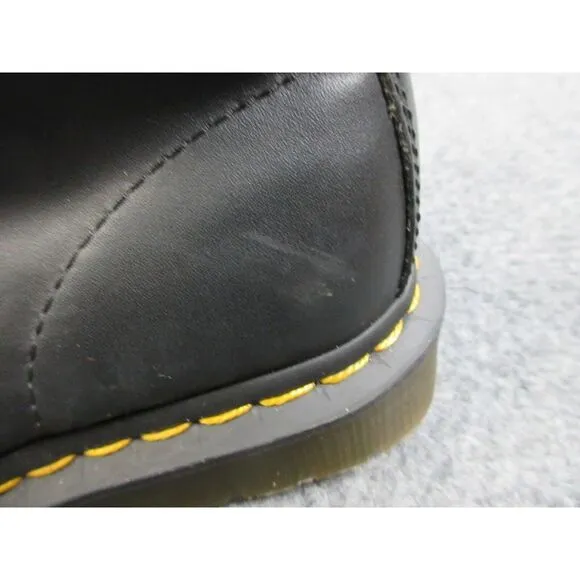 Dr Martens Boots Womens Size 8 Black‎ Leather 1460 Harper Lace Up Shoes