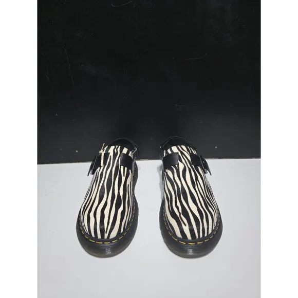 Dr. Martens Jorge II Animal Hair-On Leather Slingback Zebra Doc Martens M10 W11