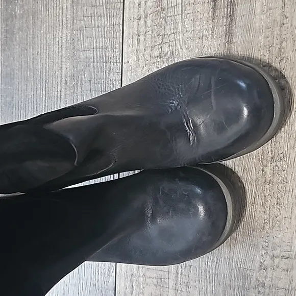 Dr. Martens Josie Motorcycle Pullover Heel Boots