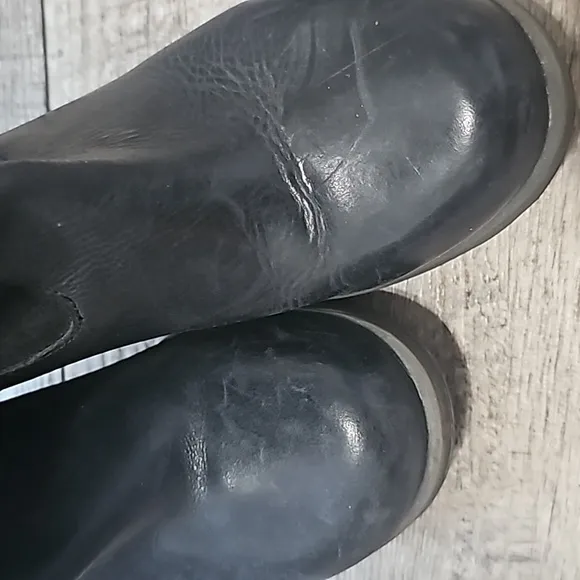 Dr. Martens Josie Motorcycle Pullover Heel Boots