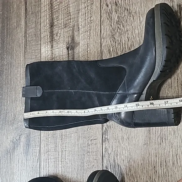 Dr. Martens Josie Motorcycle Pullover Heel Boots