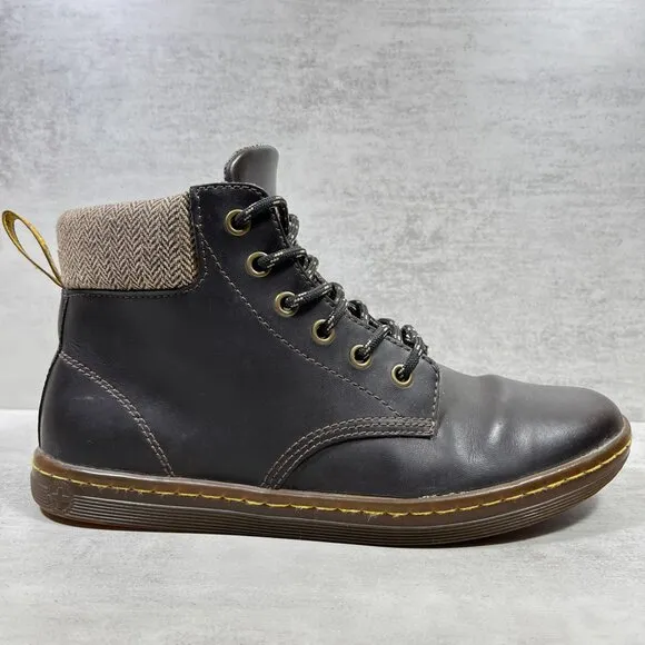 Dr Martens Maelly Leather Ankle Boots - Women's Size 9 - Brown