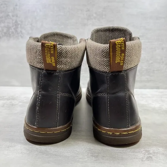 Dr Martens Maelly Leather Ankle Boots - Women's Size 9 - Brown