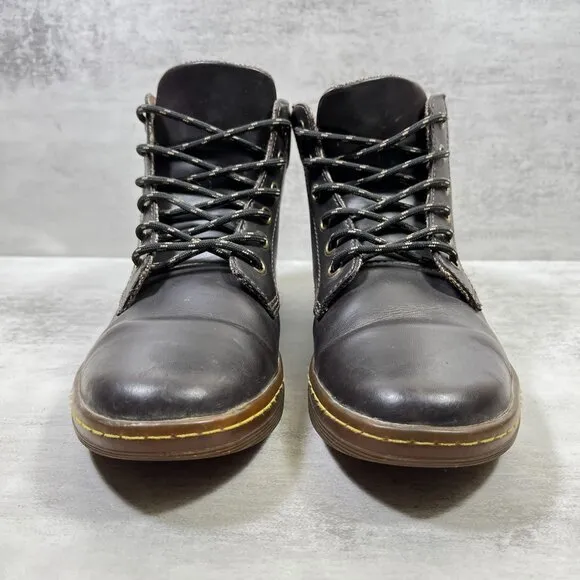 Dr Martens Maelly Leather Ankle Boots - Women's Size 9 - Brown