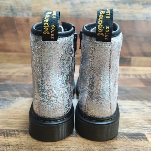 Dr. Martens Women's 1460 Pascal J Metallic Leather Boots Size 5 US