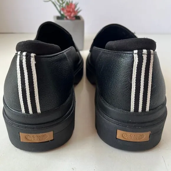 DR SCHOLL'S Check In Chunky Loafer Womens Shoes 8.5M Stripe Comfort Academia y2k