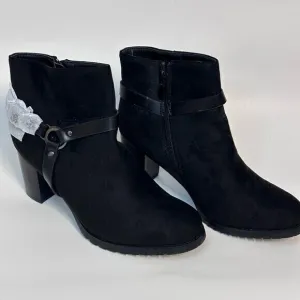 Dream‎ Pairs Black Ankle Booties, Size 11 - New, Stylish and Comfortable