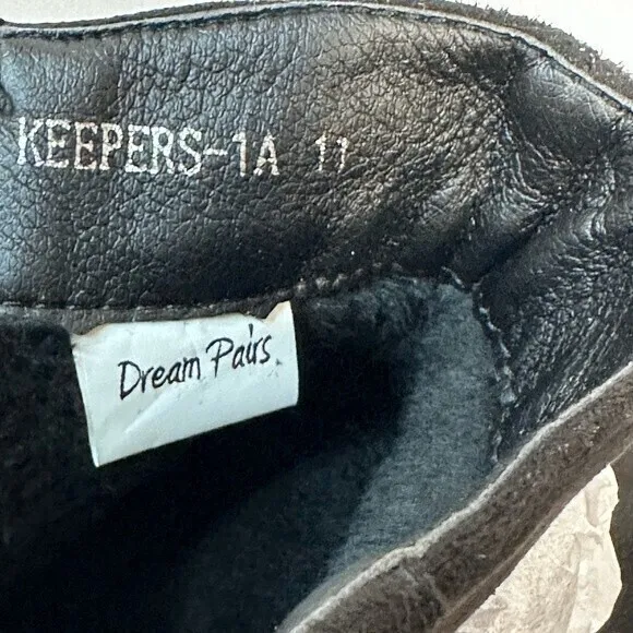 Dream‎ Pairs Black Ankle Booties, Size 11 - New, Stylish and Comfortable