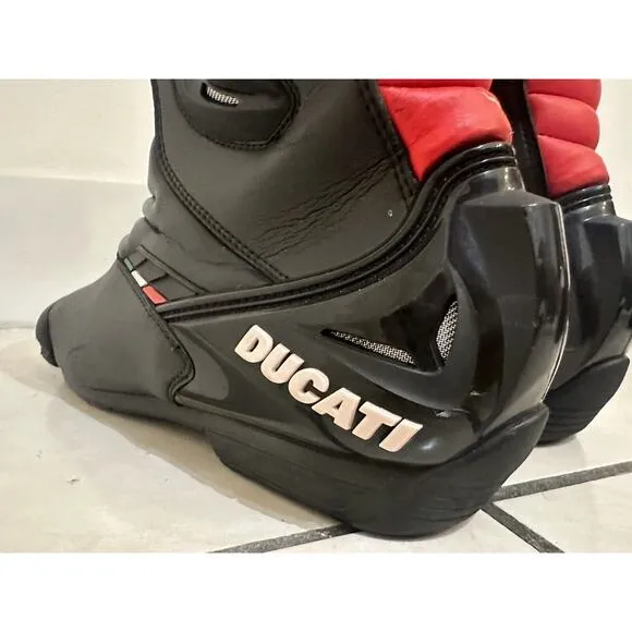 Ducati Racing Boots Motorcycle Motorbike Boots Shoes By‎ TCX Sz 46 Us 12 Used