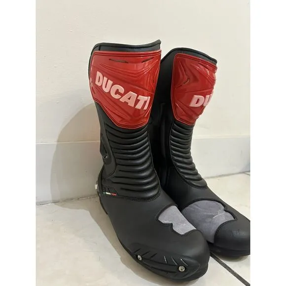 Ducati Racing Boots Motorcycle Motorbike Boots Shoes By‎ TCX Sz 46 Us 12 Used
