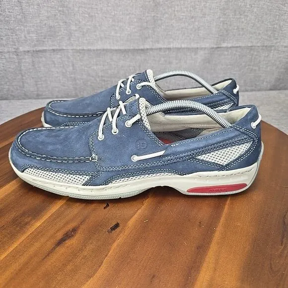 Dunham Men's Captain Boat Shoe - Size 11 Navy Marine Roll Bar C10145
