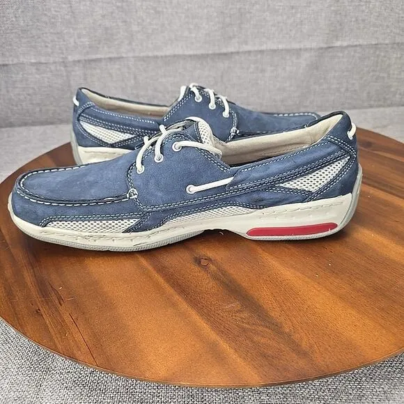Dunham Men's Captain Boat Shoe - Size 11 Navy Marine Roll Bar C10145