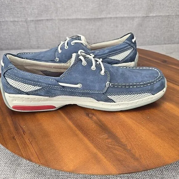 Dunham Men's Captain Boat Shoe - Size 11 Navy Marine Roll Bar C10145