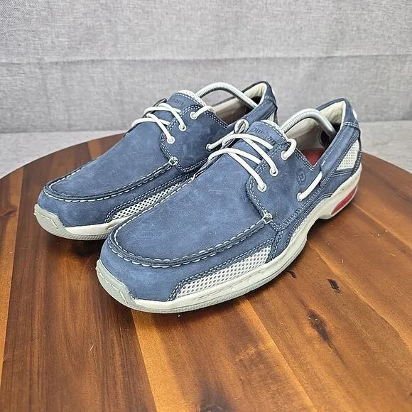 Dunham Men's Captain Boat Shoe - Size 11 Navy Marine Roll Bar C10145