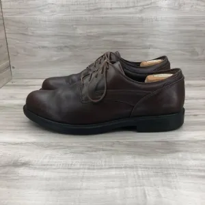Dunham Oxford Shoes Mens 12 Burlington Brown Leather Waterproof