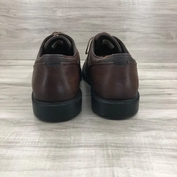 Dunham Oxford Shoes Mens 12 Burlington Brown Leather Waterproof
