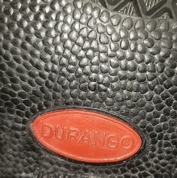 DURANGO Black Leather 11&quot; Harness Motorcycle Boots Men's Size 11.5 D. EUC