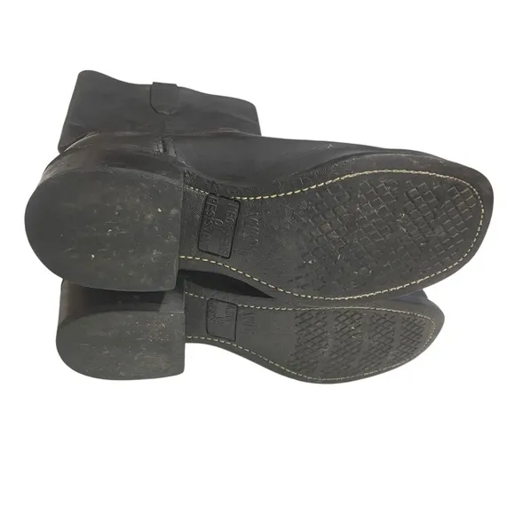 Durango Black Leather Motorcycle Man’s Boots Size 9