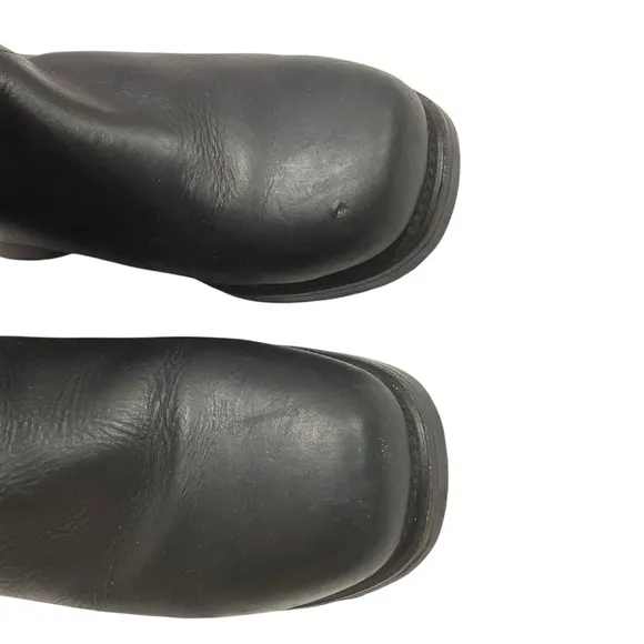 Durango Black Leather Motorcycle Man’s Boots Size 9