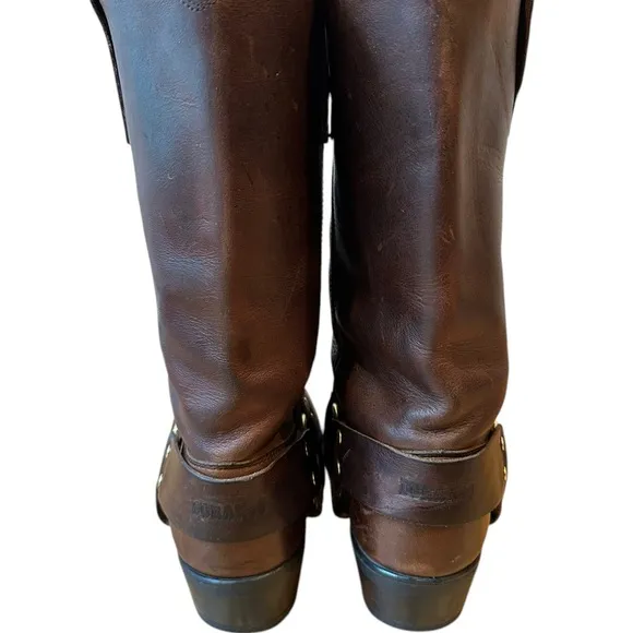 Durango Crossroads Brown Leather Harness Motorcycle Engineer Boots Size 11 EE