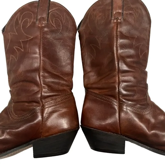 Durango Distressed Brown Lesther Slouch Western Boot, Sz 8.5
