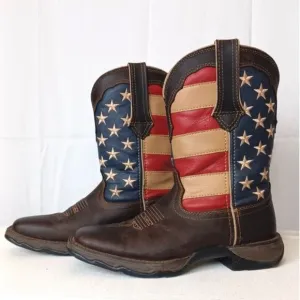 Durango Lady Rebel 10&quot; Cowboy Boots sz 7 Excellent