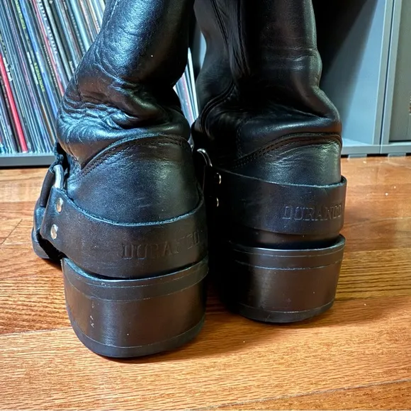Durango Mens Harness Motorcycle boots size 11D Black
