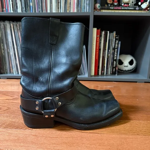 Durango Mens Harness Motorcycle boots size 11D Black